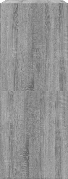vidaXL Schuhschrank mit 2 Klappen Grau Sonoma 60x42x108 cm 3214390 Bild 7