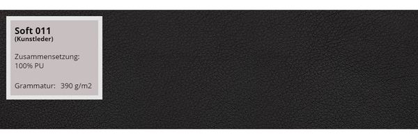 Boxspringbett Sauro Gold für Wandpaneel, Schwarz, 180x200 cm Bild 2