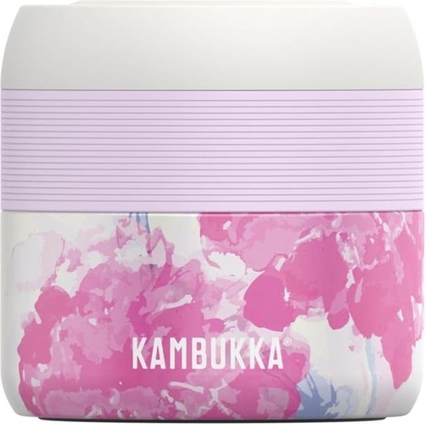 Kambukka Bora Lunchbox 400 ml Salatbox Meal Prep Frischhaltebox Essensbox Blumen