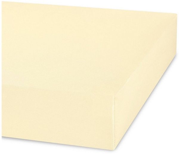 CelinaTex Spannbettlaken Jade Spannbetttuch Mikrofaser 90x200-100x200cm natur, Polyester, (1 Stück), allergikergeeignet,atmungsaktiv,bügelfrei,dauerelastisch und weich