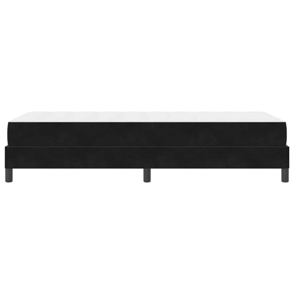 vidaXL Boxspringbett mit Matratze Schwarz 90 x 190 cm Stoff 3398661 Bild 6