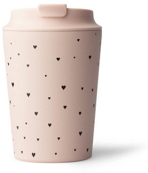 MAMEIDO Thermobecher, Edelstahl, Kunststoff, Silikon, doppelwandig isoliert, auslaufsicher in 350ml, 470ml, 700ml & 1200ml