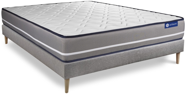 Actimemo pur matratze 120x210 cm + Bettgestell mit lattenrost - Dicke : 20cm - Memory-Schaum - H4 Bild 3