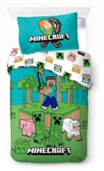 Minecraft Bettwäsche Minecraft Bettwäsche „Jungle Explore“ 140x200 + 70x90, 100 % Baumwoll Bild 5