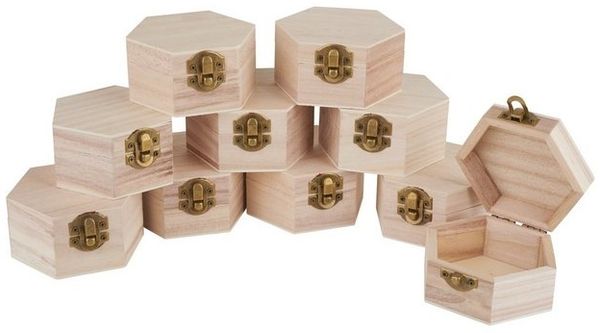 VBS XXL Truhe HEXAGON, 10 Stück