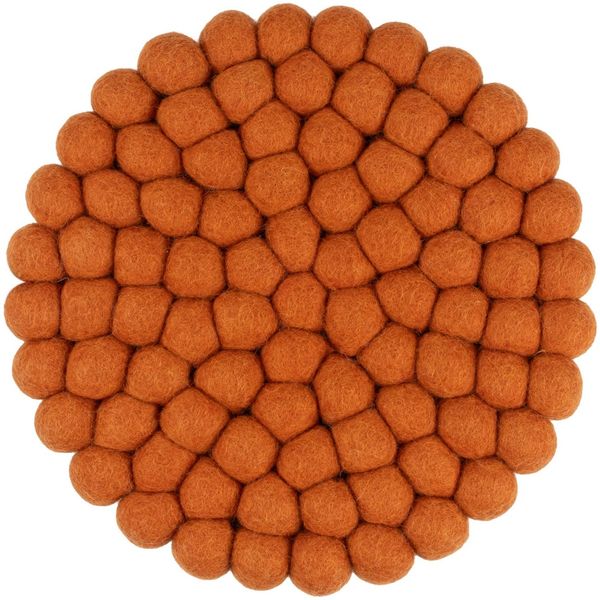 myfelt Topfuntersetzer Filzkugel Topfuntersetzer ⌀ 20 cm, Schurwolle