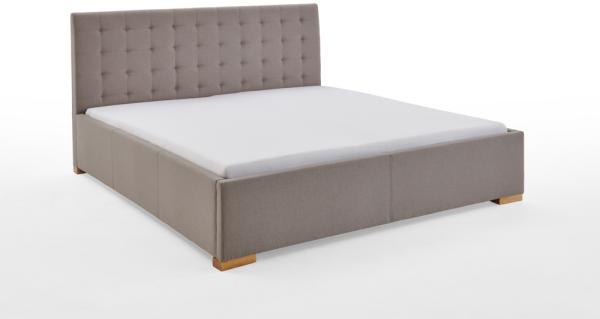 Polsterbett Bett Modell Malia 180x200cm taupe