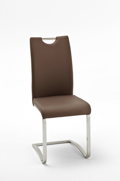 4er-Set Schwingstuhl 'Köln' - Kunstleder Cappuccino Bild 12