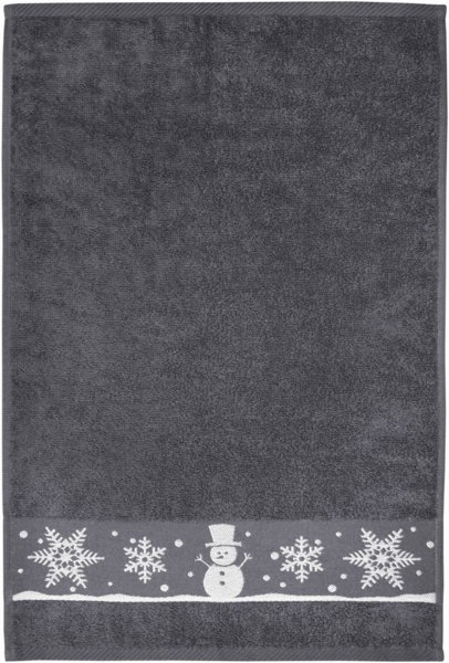 Dyckhoff Gästehandtücher Schneemann, Frottier (Set, 6-St), Made in Germany (6 Gästetücher) Bild 2