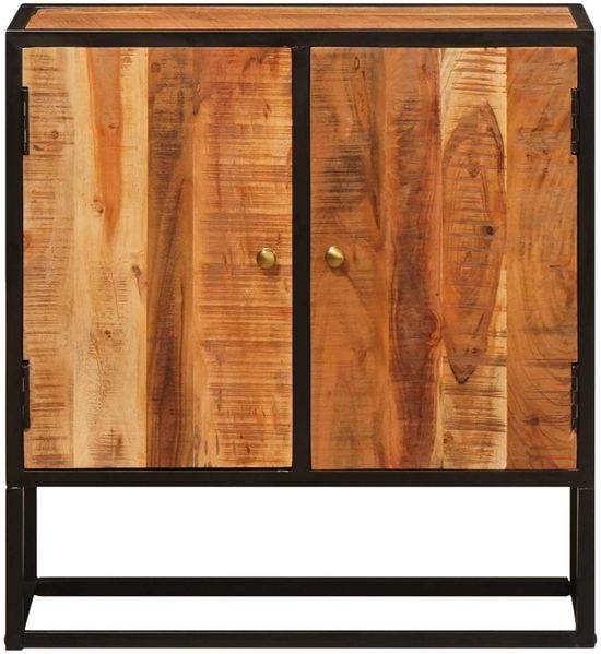vidaXL Sideboard mit Tür Beta Natur 70 x 30 x 75 cm Massives Akazienholz 4104613 Bild 5
