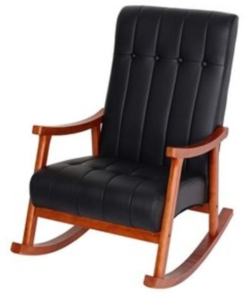 MCW Schaukelstuhl MCW-K10, Mit Armlehnen, Große Sitzfläche, Maximale Belastbarkeit: 130 kg Bild 6