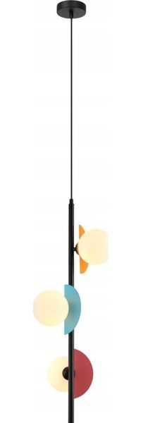Italux Pendelleuchte Italux Nauti PND-37482-3V-MLTI 3x25W G9 multicolor/weiß