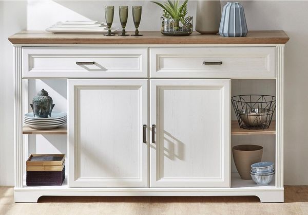Sideboard 'YASE' Pinie hell und Artisan Eiche