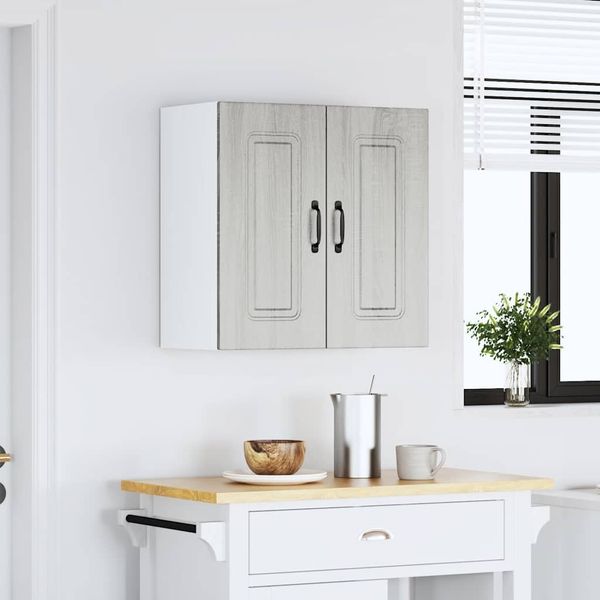 vidaXL Küchen-Hängeschrank Kalmar Grau Sonoma Holzwerkstoff 853583
