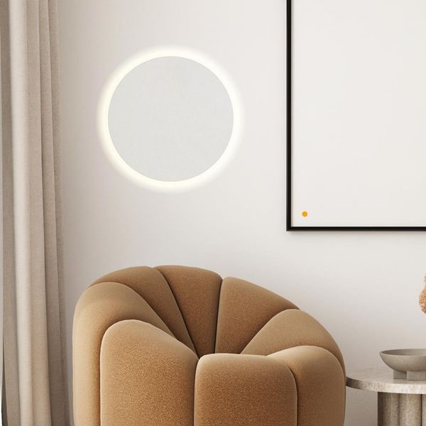 s.luce Cloud indirekte LED Wandlampe & Deckenleuchte Weiß Ø 40cm
