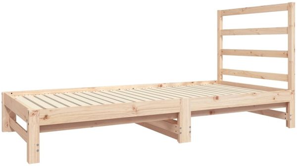 Tagesbett Ausziehbar 2x(90x190) cm Massivholz Kiefer [3124747] Bild 4