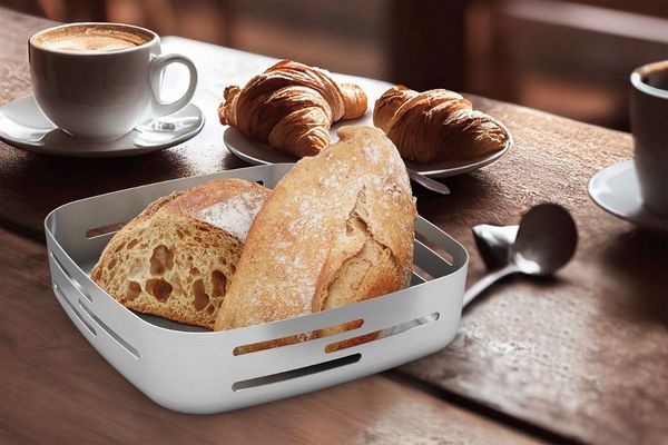 Panore Brotkorb aus mattem Edelstahl
