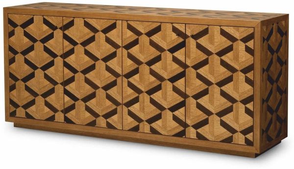 Casa Padrino Luxus Sideboard mit 4 Türen Braun 180 cm - Luxus Hotel Möbel