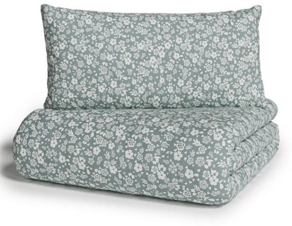 my home Bettwäsche Mariby, Renforcé, 2 teilig, mit feinem Blümchen Design, skandinavisch, romantische Bettwäsche Bild 1