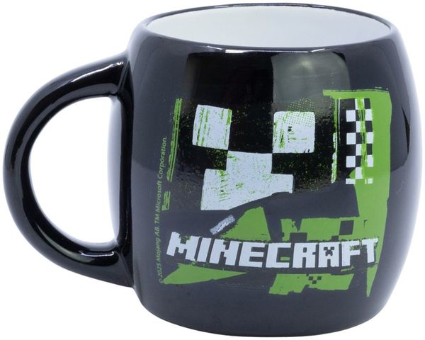 Minecraft Iconic Mono Globe Tasse 380 ml in Geschenkbox