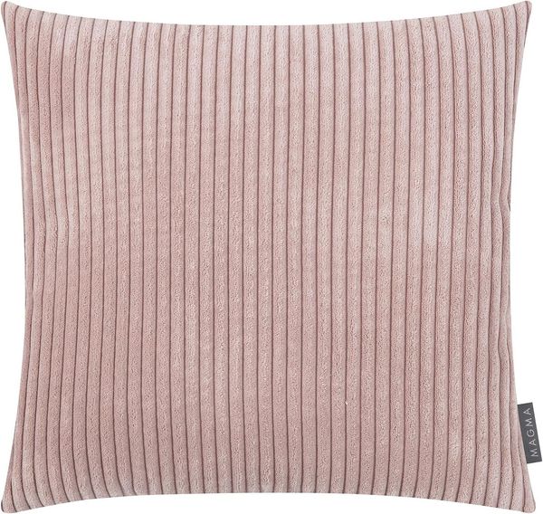 MAGMA Shara Kissenhülle Cord Look Rose ca. 45 x 45 cm