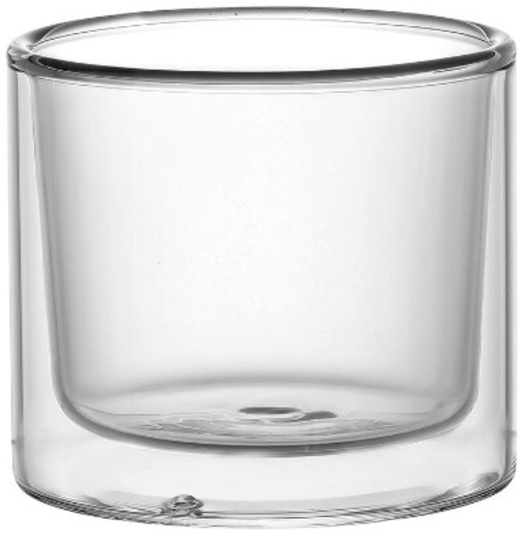2-tlg. Glasschalen-Set Doppelwandige Dessertgläser 100ml Transparent