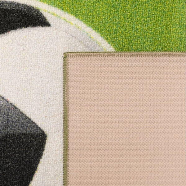 Carpettex Kinderteppich Fußballstadion, Rechteckig, Höhe: 7 mm, Kinderteppich Fußballstadion Teppich Kinderzimmer Rutschfest Waschbar Bild 2