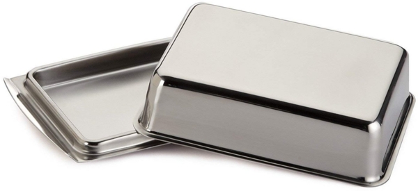 Küchenprofi Butterdose Edelstahl, 16,1 x 10,4 x 4,2 cm