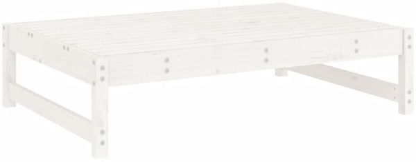 vidaXL 4-tlg. Garten-Lounge-Set Weiß Massivholz Kiefer 3186593 Bild 4