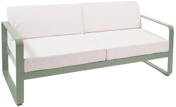 Bellevie Lounge-Sofa 2-Sitzer 82 Kaktus 81 Grauweiß