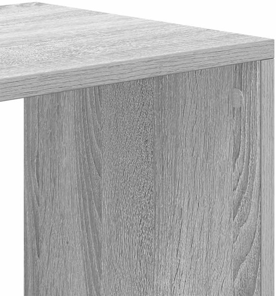 vidaXL Bücherregal Grau Sonoma 66x31x112 cm Holzwerkstoff 860306 Bild 7
