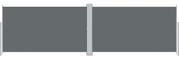 vidaXL Seitenmarkise Ausziehbar Anthrazit 180x600 cm 318002