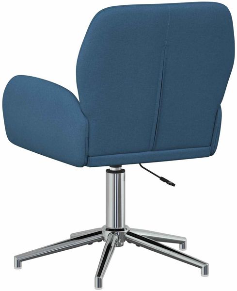 vidaXL Drehstühle 4 Stk. 54 x 58 x 90 cm Blau Stoff 3428310 Bild 5