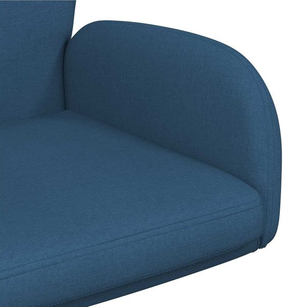 vidaXL Drehstühle 4 Stk. 54 x 58 x 90 cm Blau Stoff 3428310 Bild 6