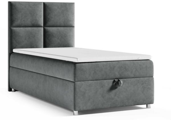 Best for Home Boxspringbett mit Bettkasten Trinity K-2 SINGLE Bonellfederkern inkl. 7 cm Topper (70x200 80x200 90x200 100x200 cm), verschiedene Liefermöglichkeiten, TOP Preis-Leistungs-Verhältnis Bild 1