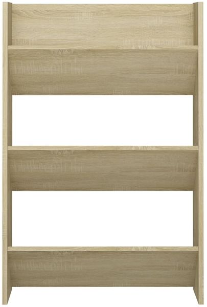 vidaXL Wand-Schuhschränke 2 Stk. Sonoma-Eiche 60x18x90cm Holzwerkstoff 806766 Bild 6