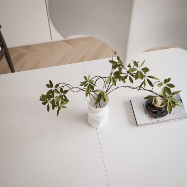 Lookway Klapptisch Ausklappbarer Tisch für 6-8 Personen Wohnzimmer ARTON 140 cm, Breite: 140-195 Bild 2