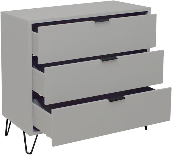 Maeusbacher Bonnie Kommoden Draht kreidegrau matt lack BxHxT: 81 x 80 x 45 cm Bild 4