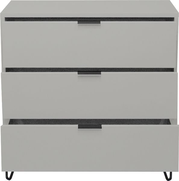 Maeusbacher Bonnie Kommoden Draht kreidegrau matt lack BxHxT: 81 x 80 x 45 cm Bild 2