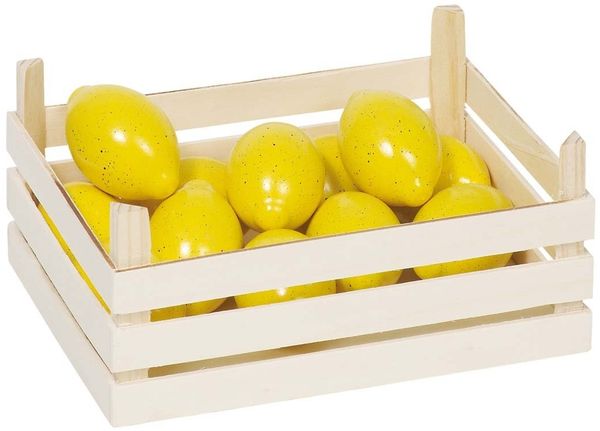 Goki Zitronen in Obstkiste