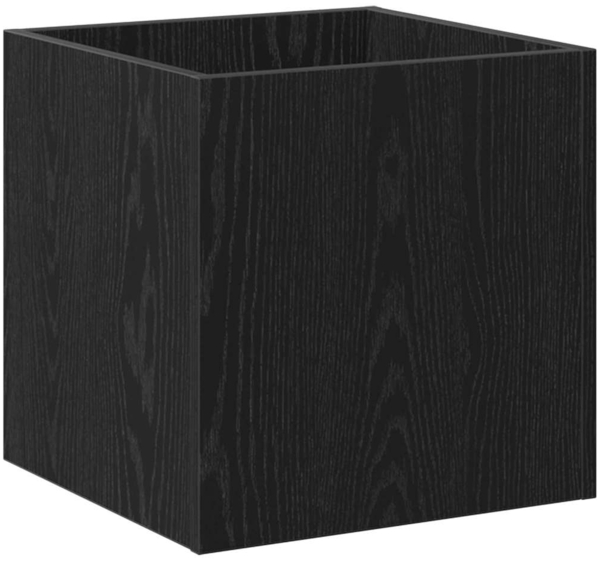 vidaXL Blumentopfschachtel Schwarz Eichen-Optik 40 x 38,5 x 40 cm 862786