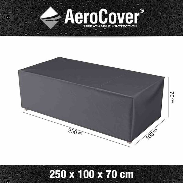 AeroCover Schutzhülle für Loungebänke 250x100xH70 cm Schutzhaube Loungebank Bankabdeckung Bild 3