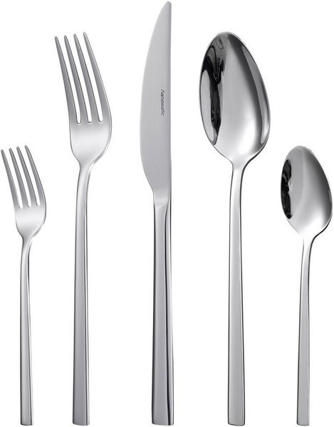 Hanseatic Besteck-Set SMART, wahlweise in glänzender oder matter Optik (60-tlg), 12 Personen, Edelstahl 18/10, leichtes und minimalistisches Design