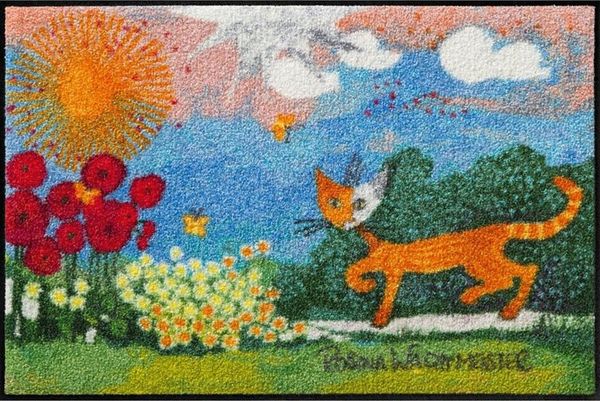 Salonloewe Fußmatte Fußmatte 50x75 Rosina Wachtmeister Daisies, Eingangsmatte normal, Höhe: 500 mm