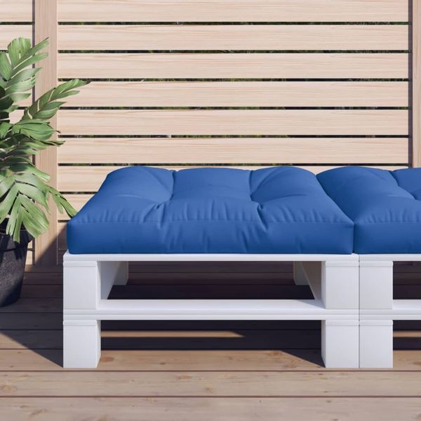 vidaXL Palettenkissen Königsblau 70x70x12 cm Stoff 360479