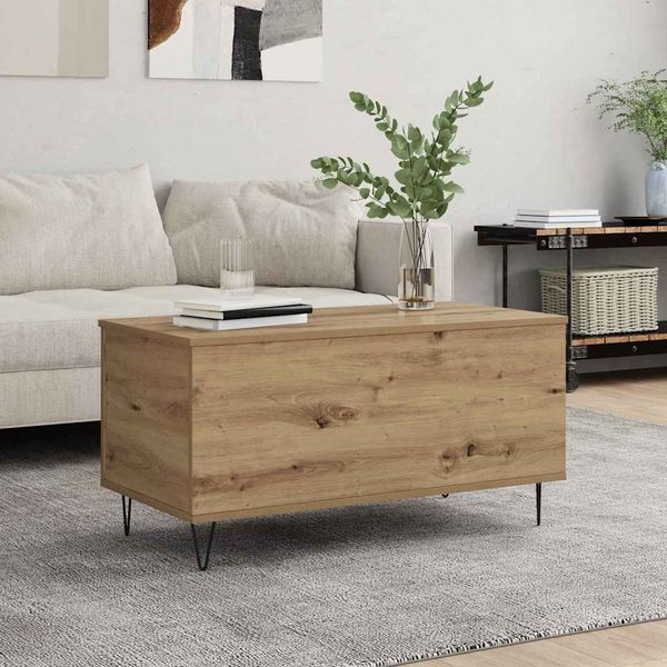 vidaXL Couchtisch Artisan-Eiche 90 x 44.5 x 45 cm Holzwerkstoff 879616