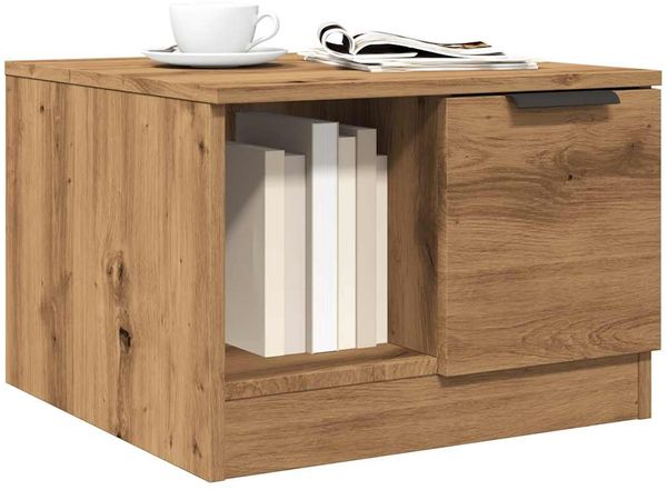 vidaXL Couchtisch Artisan-Eiche 50x50x36 cm Holzwerkstoff 856849
