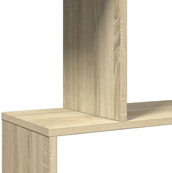vidaXL Raumteiler-Bücherregal 6 Etagen Sonoma-Eiche 70x24x193 cm 858086 Bild 8