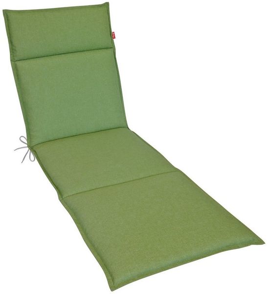 Herlag Liegenauflage Bea, Liegepolster Gartenliege 190x60x4,5cm Wasserabweisend Oliv