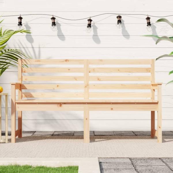 vidaXL Gartenbank 159,5x48x91,5 cm Massivholz Kiefer 824067